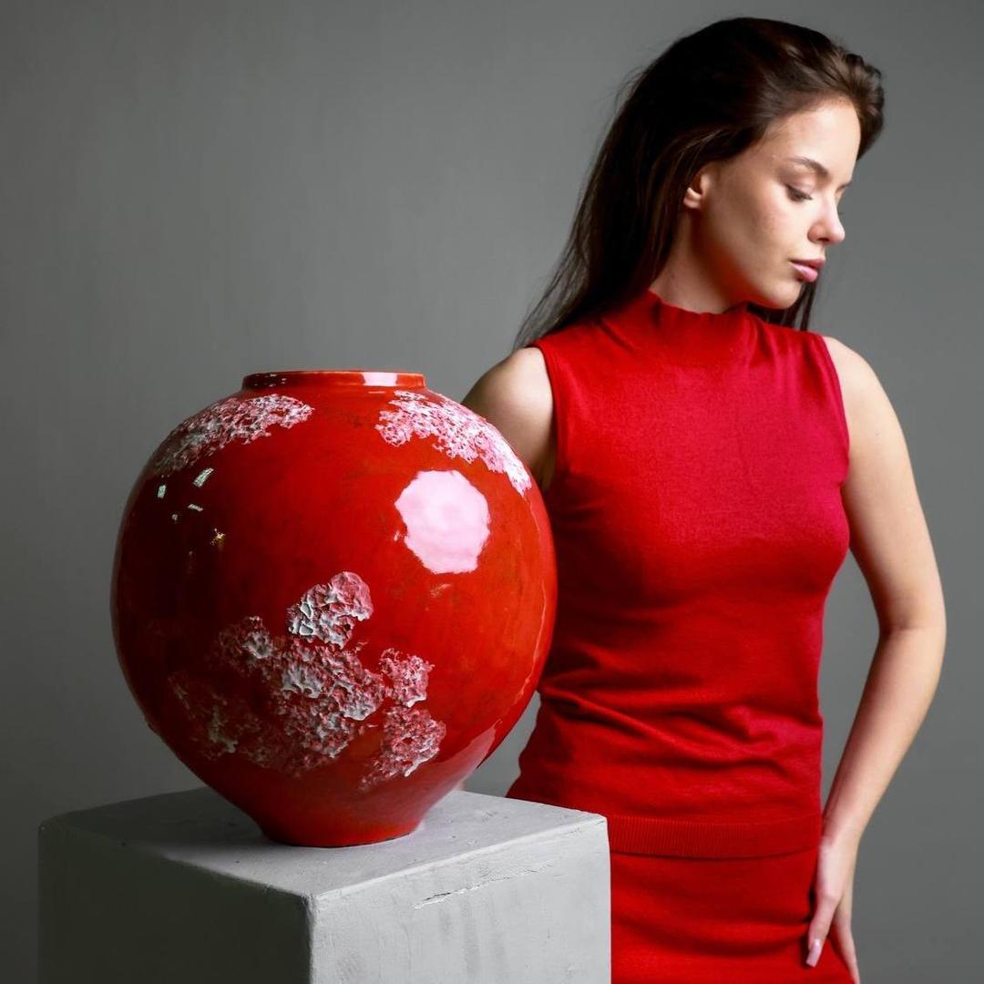 Ваза Красный шар