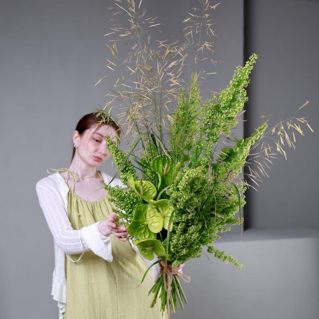 Авторский букет Сочная зелень
