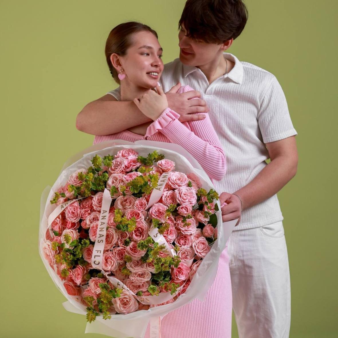 Букет Розовый фламинго