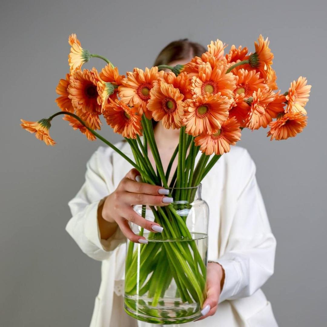 Гербера мини Orange